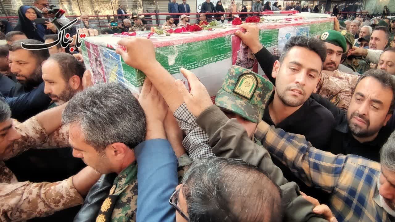 پیکر سردار شهید