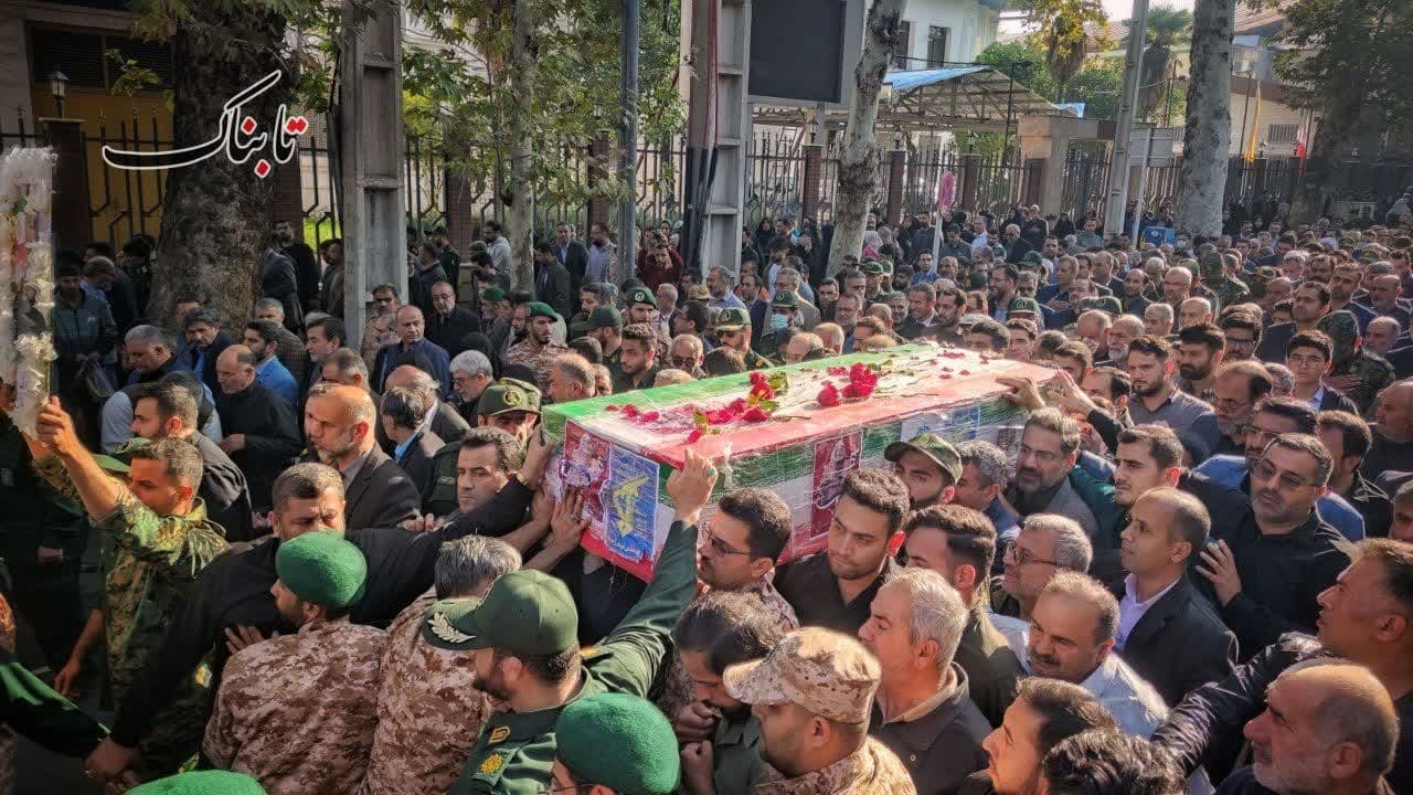 پیکر سردار شهید